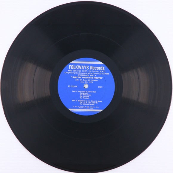 John W. Dean III Watergate Vol 3, I Hope The President Is Forgiven 12" LP Record - Picture 8 of 12
